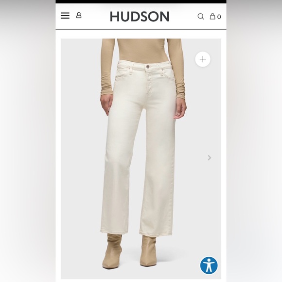 Hudson Jeans Denim - Hudson Jeans Rosie Wide Leg Ankle Jeans Women - 30NWT
